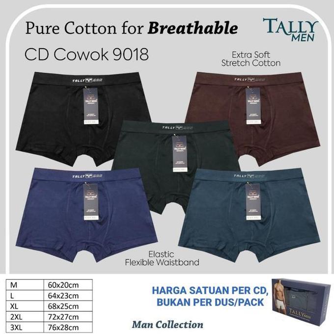 Tally Man Cd 9018 - Celana Dalam Boxer Pria
