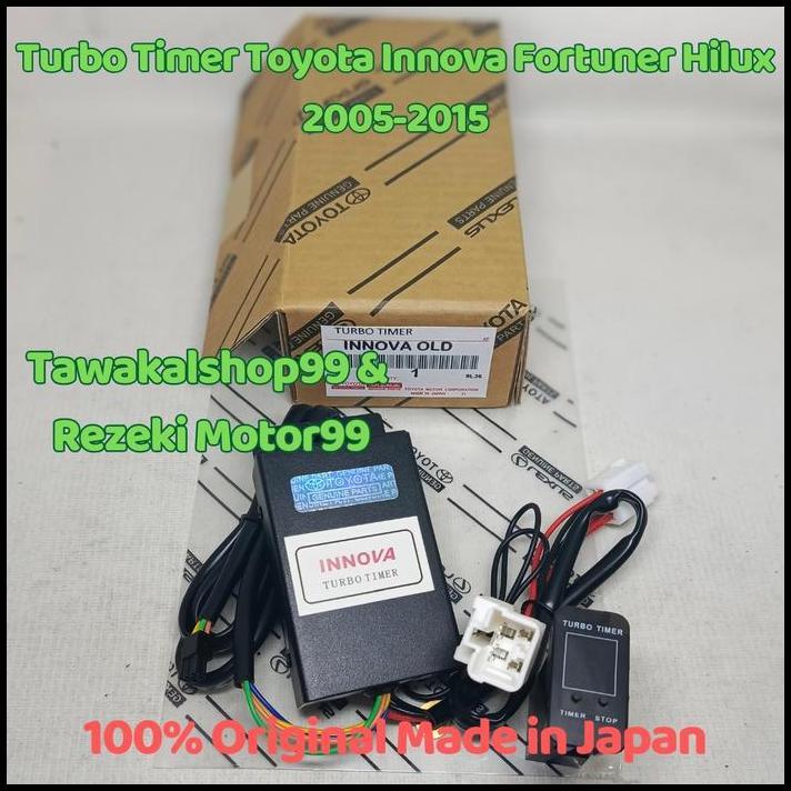 TERBARU TURBO TIMER TOYOTA INNOVA FORTUNER HILUX 2005-2015 ORIGINAL 