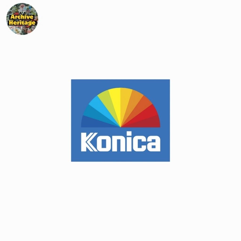 sticker Konica vintage kamera stiker