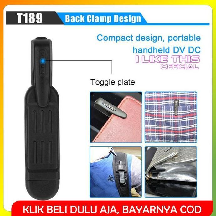 DF403 - Kamera Pengintai CCTV Kantong Saku Portable Spy Camera Model Pulpen
