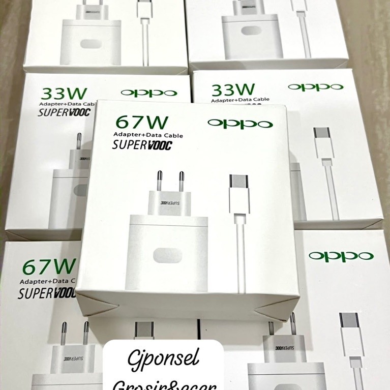 CJ Charger Oppo Super Vooc Original Fastcharging Usb Tipe C/Charger Oppo 65 watt dan 30 watt Super V