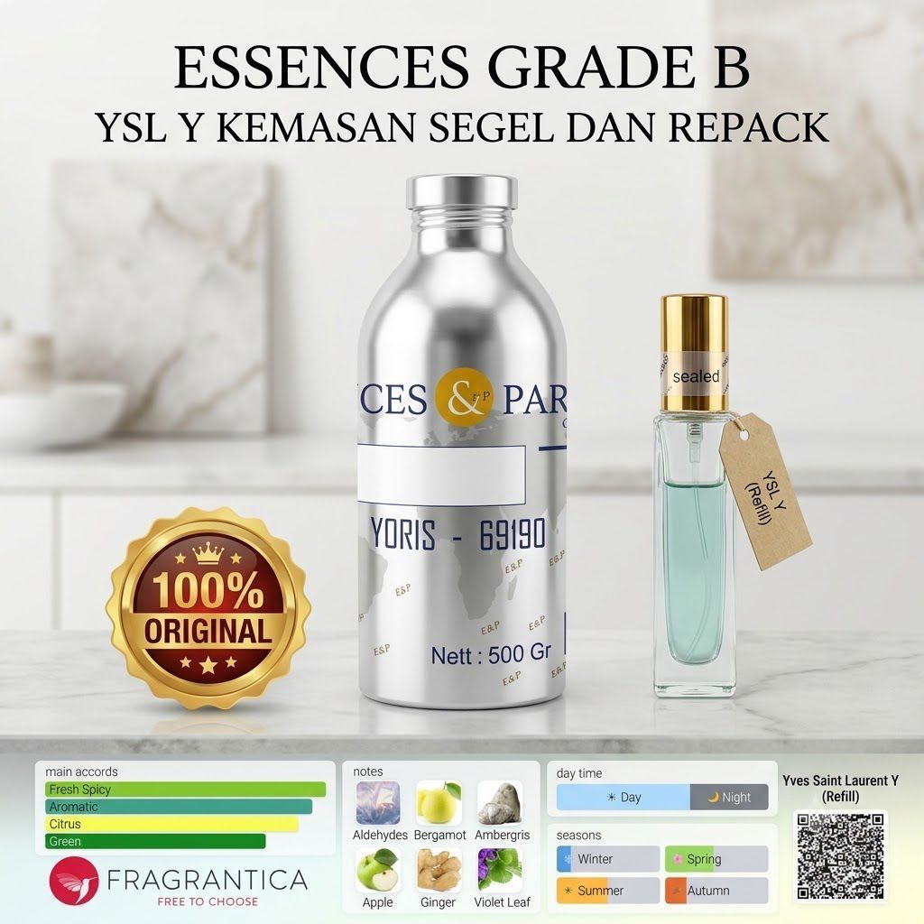 ESSENCES GRADE B/YORIS/KEMASAN SEGEL REPACK/BIBIT MURNI