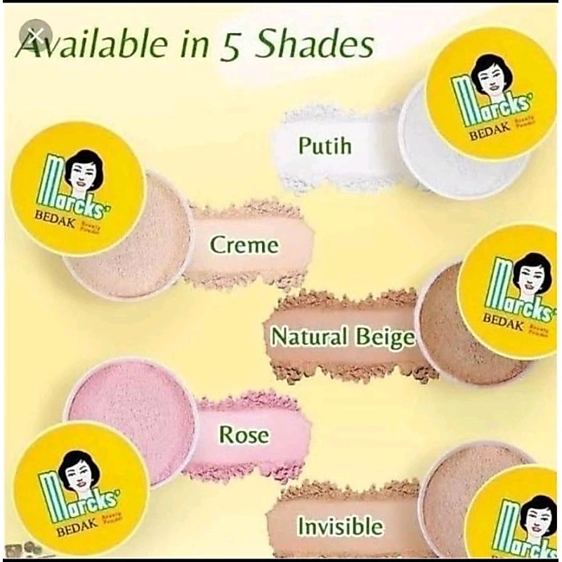 Bedak Marcks / Bedak Tabur Marcks