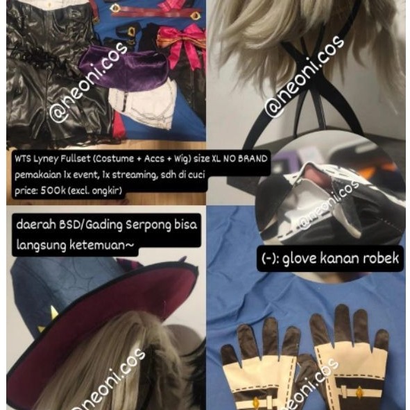 Fullset Cosplay Lyney Genshin Impact