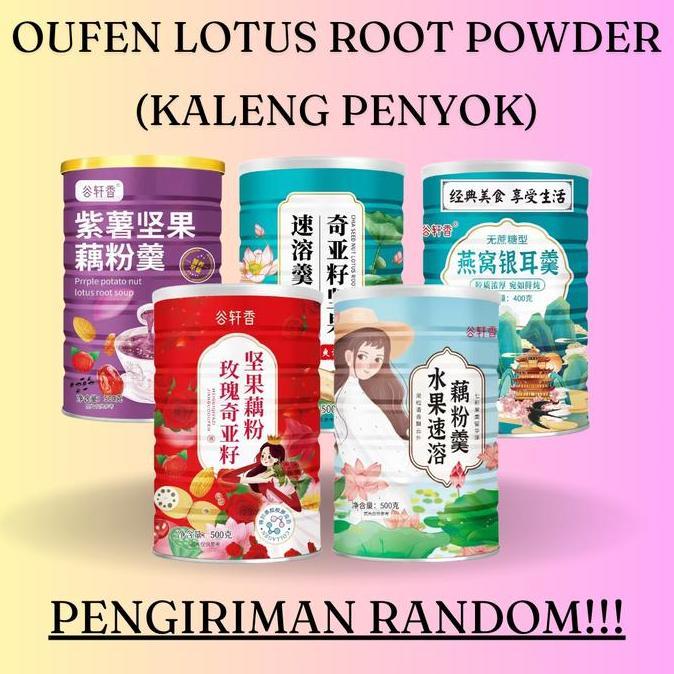 Oufen Lotus Root Powder Kaleng Penyok