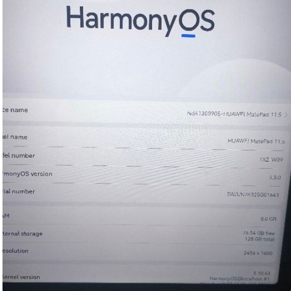 tab Huawei MatePad 11.5 secon 8 / 128 second
