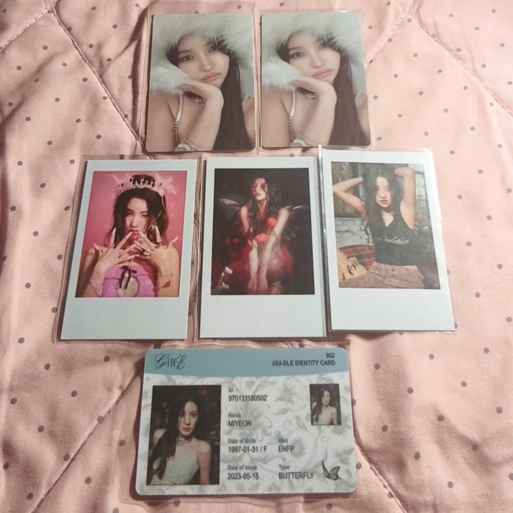 [wts photocard] aab soyeon and miyeon i-dle