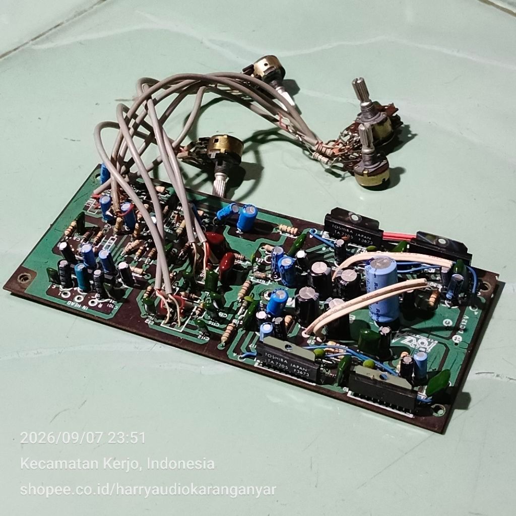 BELUM DITEST  Modul Power Amplifier IC TOSHIBA TA7205 Lepasan – Dikirim Sesuai Foto