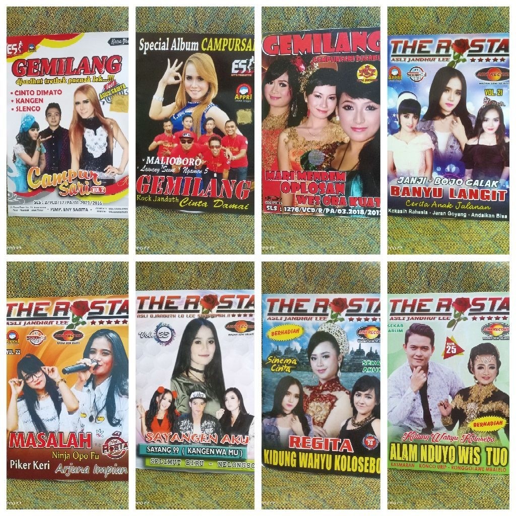 KASET VCD GEMILANG & THE ROSTA  RANDOM