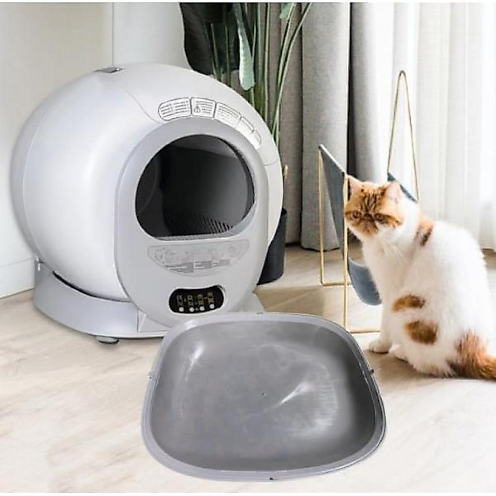 Cat Litter Box Mat Easy Clean Silicone Footrest Pad Base Litter Trap for Automatic Litter Box Pet