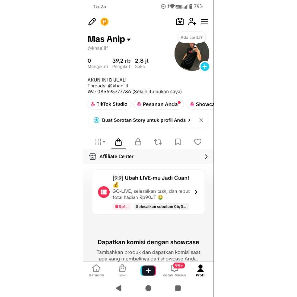 Akun Tiktok Murah Real Follower Indo Awet || Akun Tiktok Premium Real Follower Indo Limited