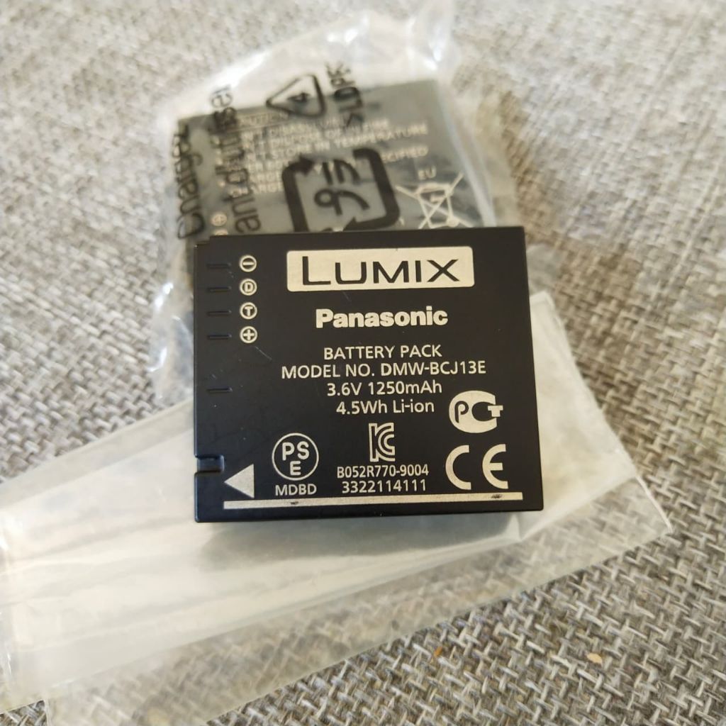 Baterai Panasonic DMW-BCJ13E Original For Lumix DMC-LX5 LX7 LX55