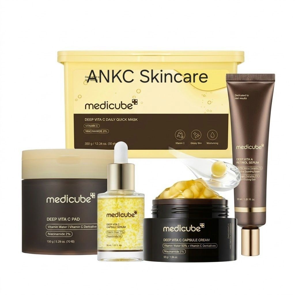 Medicube Deep Vita C Capsule Cream | Medicube Deep Vita C Capsule Serum | Medicube Deep Vita C Pad |
