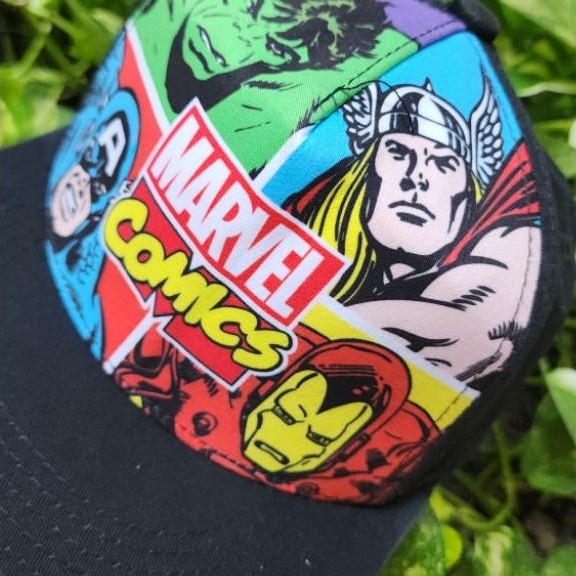Topi Marvel Comics ( AOP ) - Marvel Official ( setelan ) ORIGINAL