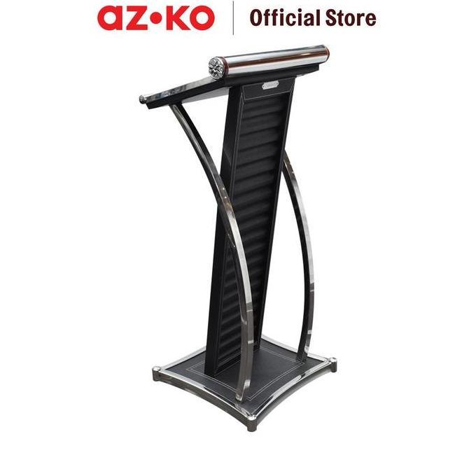 AZKO Krisbow Podium T-52 Mimbar Pidato Lectern Podium Meja Pidato Stand Presentasi