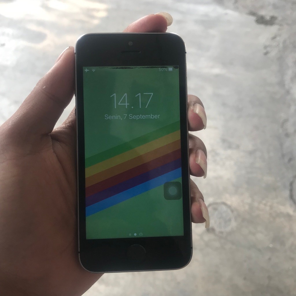 iPhone 5s Space Grey 16GB Second Original 100% Inter All Operator Bebas Reset