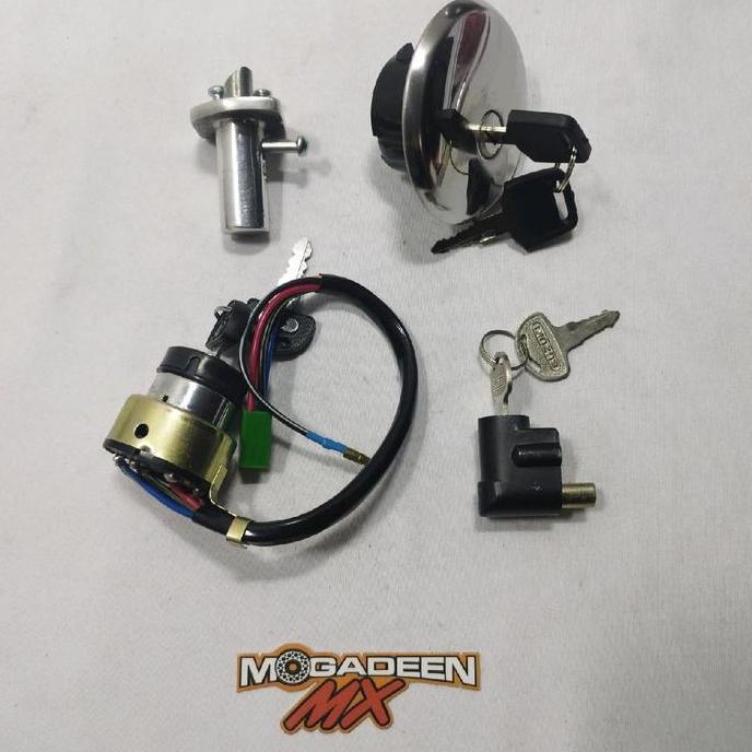 Kunci Set Suzuki TS 125 Non Original Termasuk Kunci Kontak Jok Stang & Tutup Tangki Siap Kirim