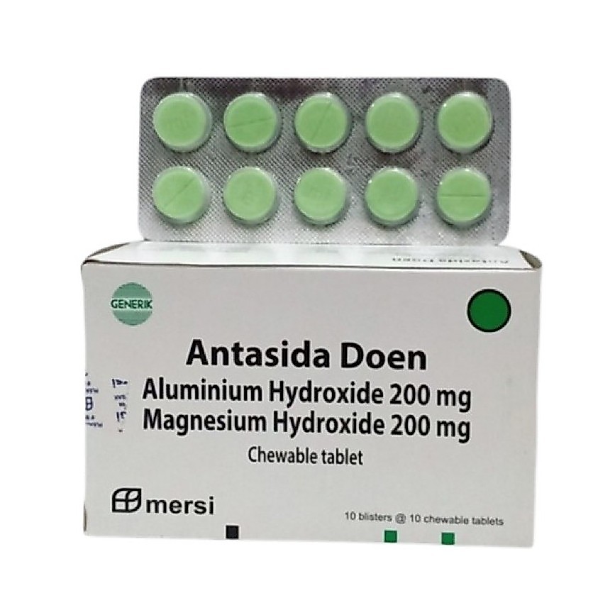 Antasida Doen Mersi S’10 Tablet ( Obat nyeri Lambung) - ORIGINAL BPOM