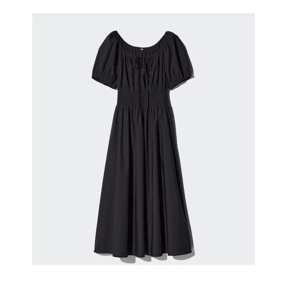 Volume Sleeve Dress Uniqlo (Short Sleeve)