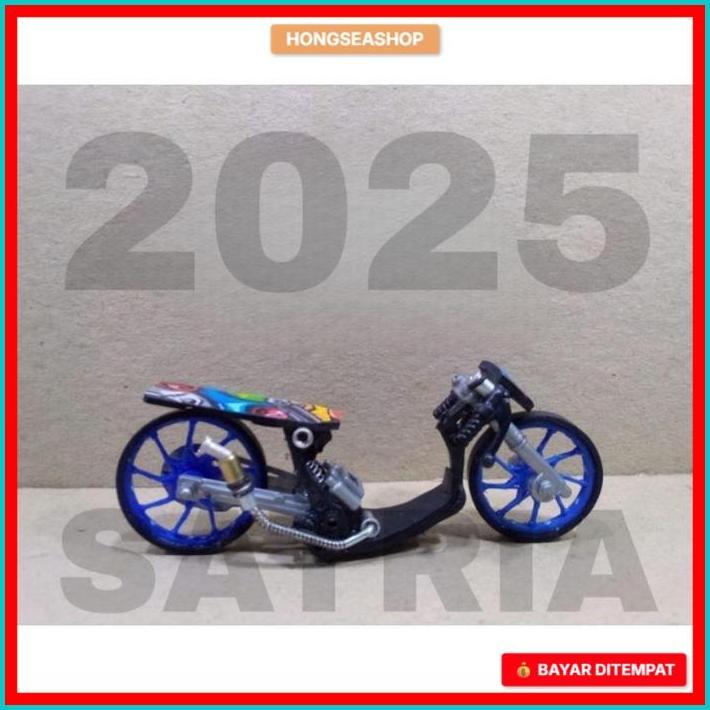 Miniatur motor drag metic skala 1:18 custom handmade
