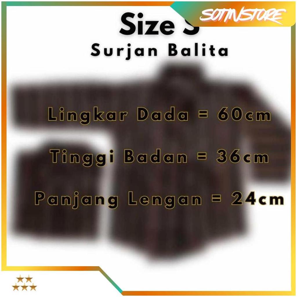 Baju Surjan Kutubaru Kebaya Lurik Balita EC Sale