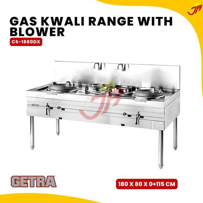 TERMURAH - GETRA CS-1880DX Gas Kwali Range / Kompor Kwali Range CS 1880DX / Kompor Wok Kwali Range w