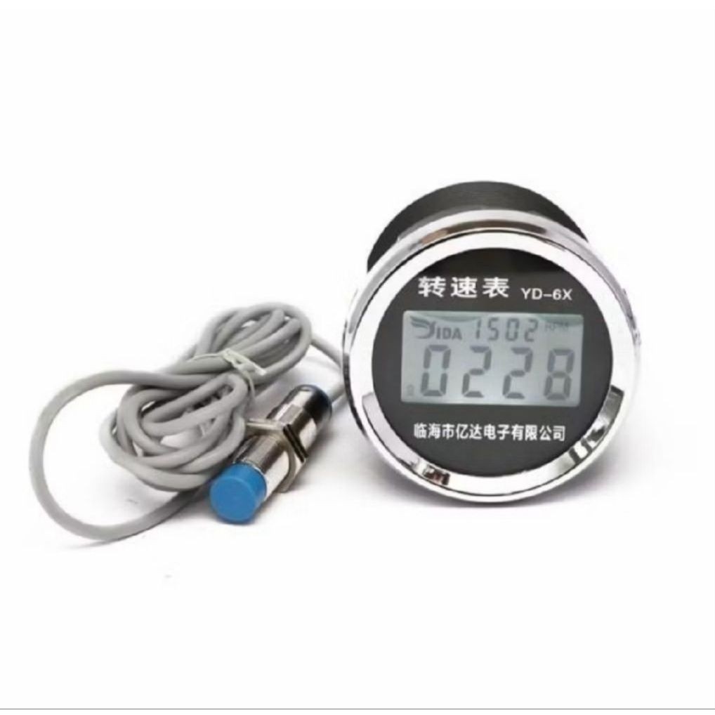 Tachometer digital RPM mesin kapal YD-6X