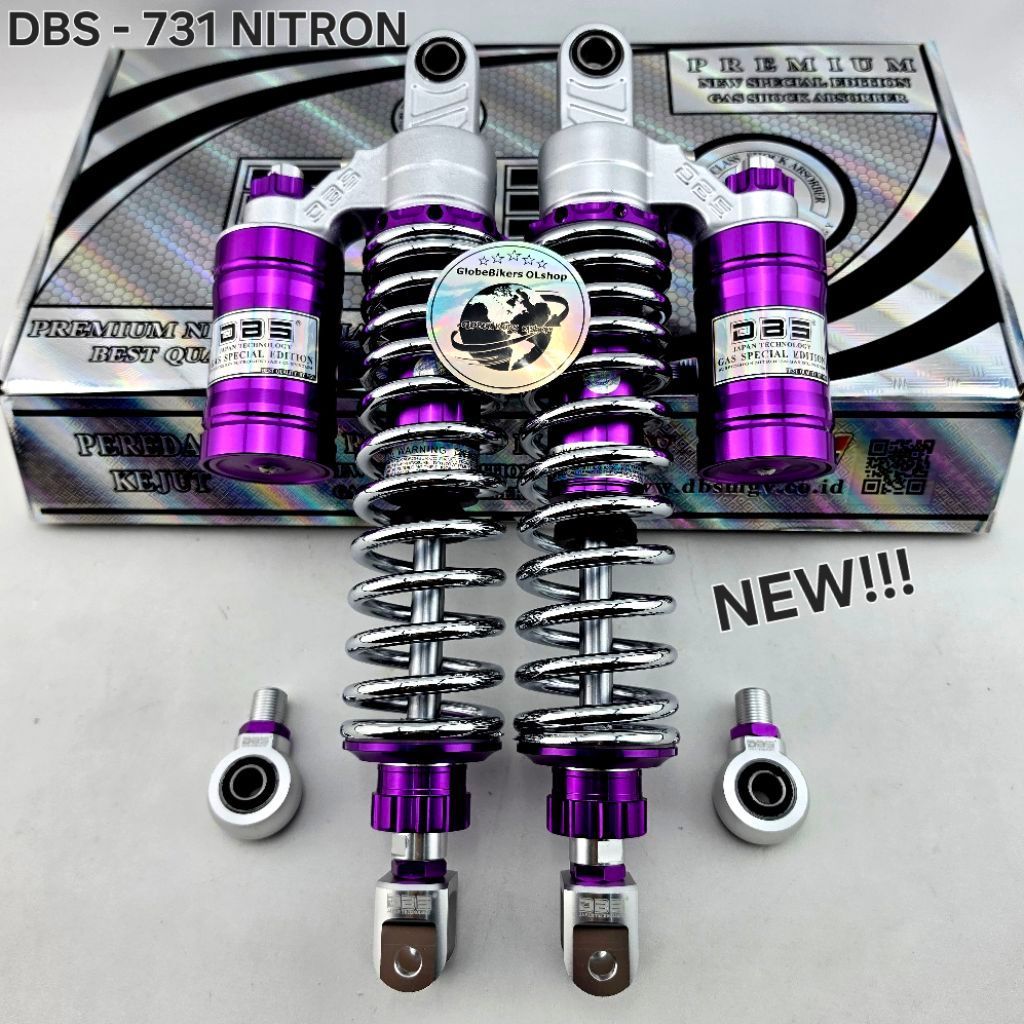 shock DBS - 731 Nitron motor aerox nmax old nmax new pcx 150/160 skok tabung belakang shok harga gro