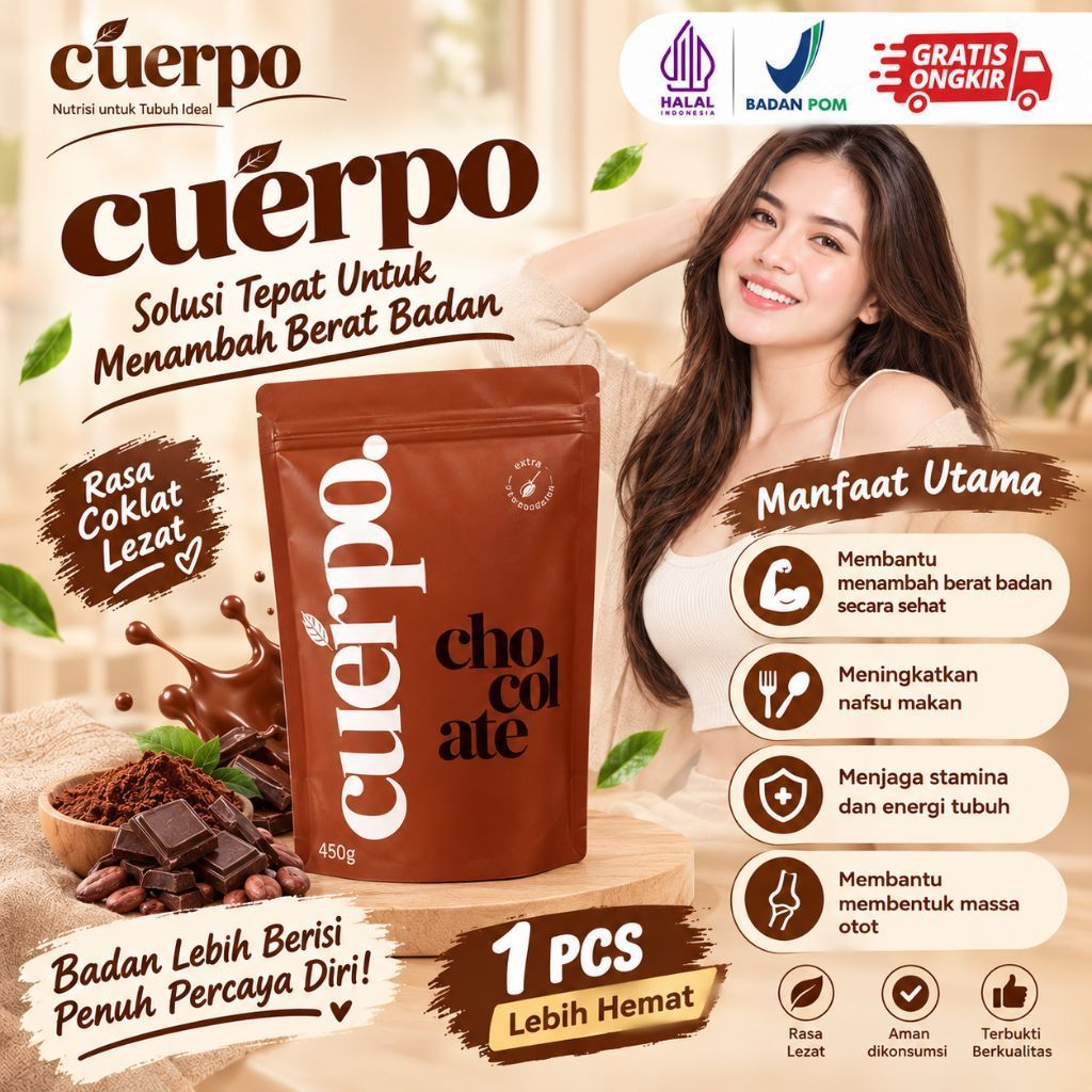 SUSU CUERPO PENGEMUK BADAN ORIGINAL BPOM