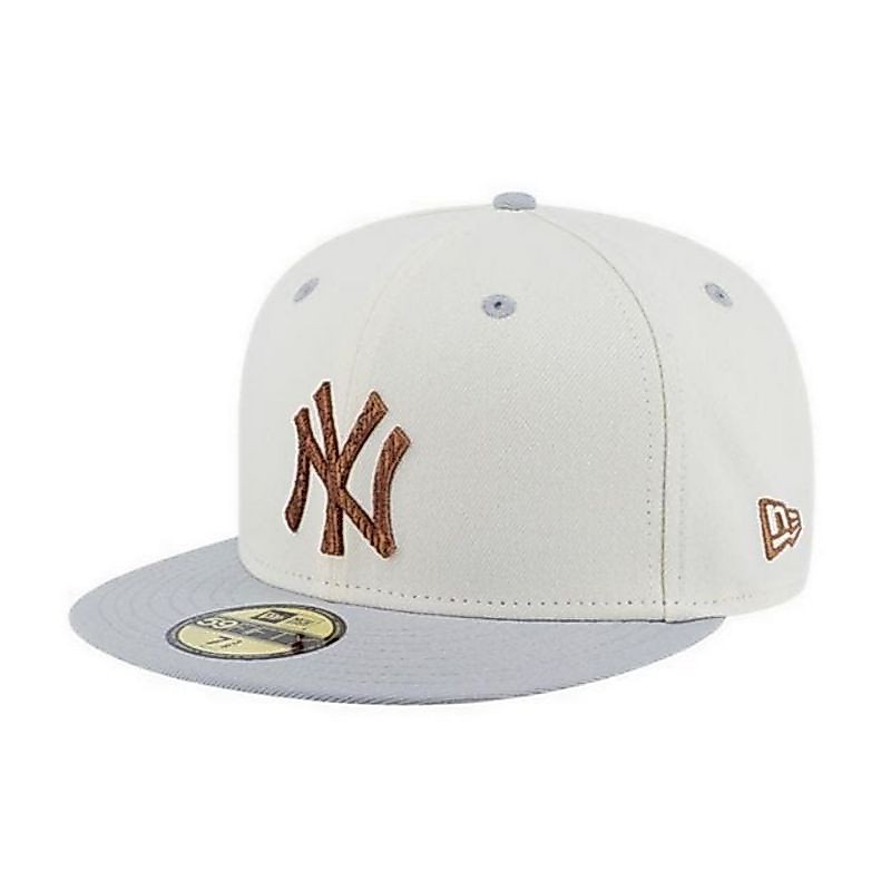 Topi New Era Cap New York Yankees Wooden Pack 59Fifty Fitted Hat Original