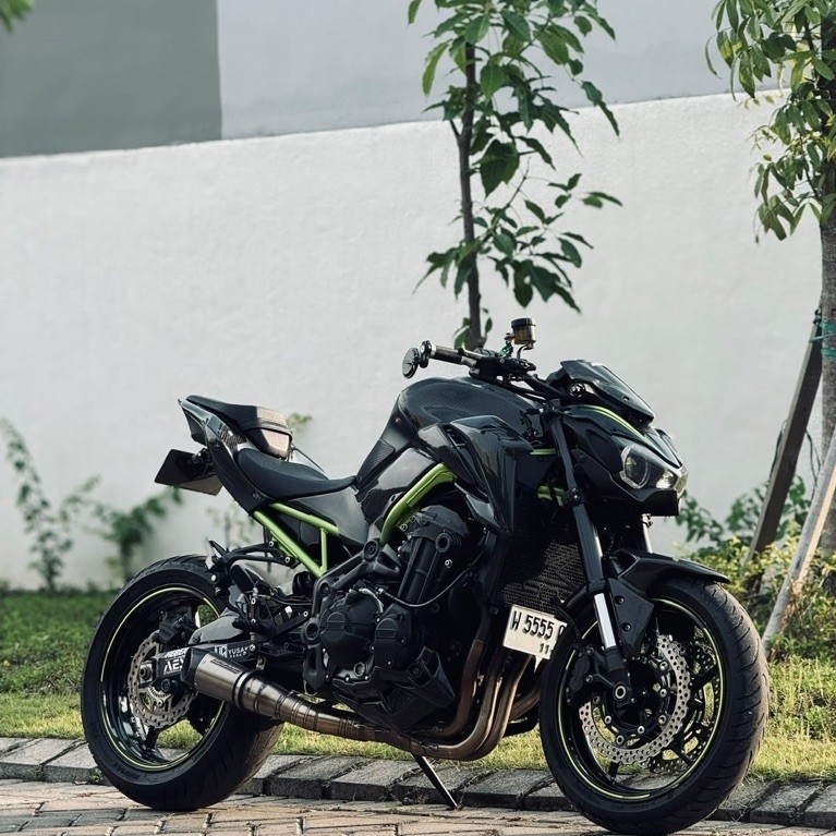 Knalpot Z900 Titanium UNKNOWN Leheran stenlis