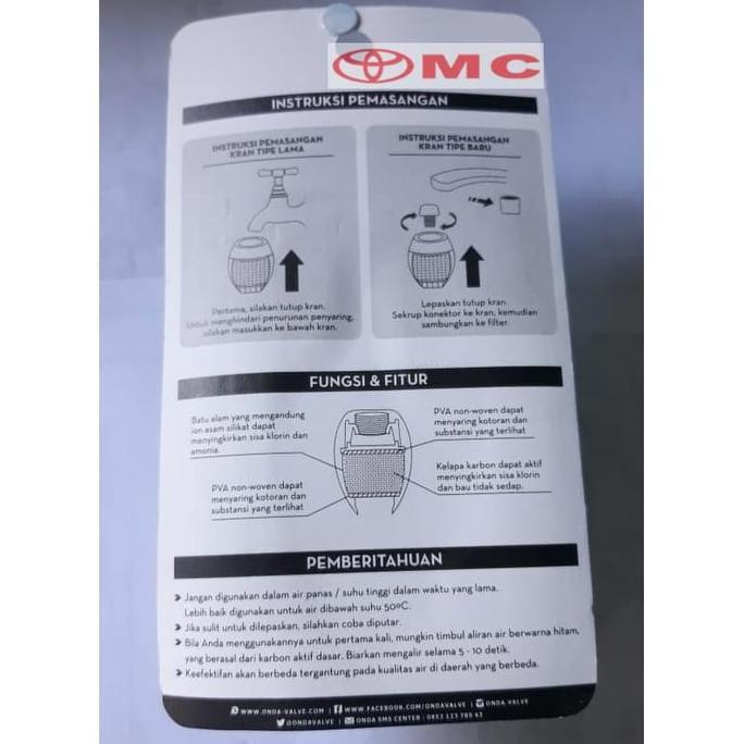 Promo Filter Saringan Kran Keran Air ONDA WCF 01 Diskon