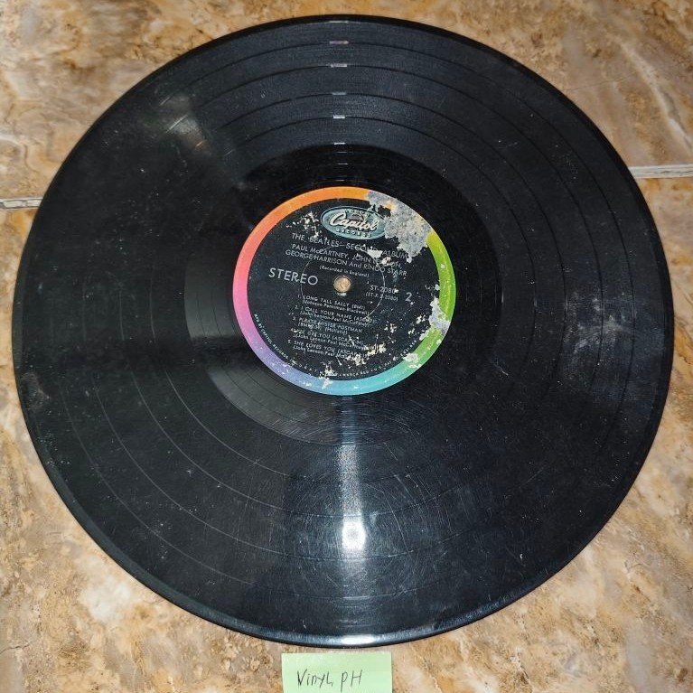 Vinyl Piringan Hitam - The Beatles second Album - Paul McCartney John Lennon George Harrison and Rin