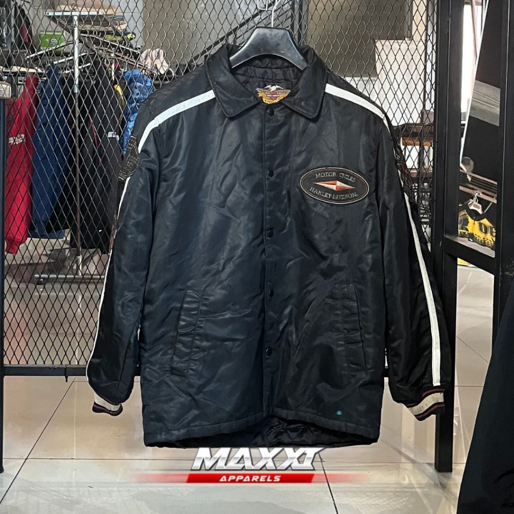 Jaket Motor Harley Davison (75-80 kg) | Harley Davison 30172 Black | Jaket Harian | Original Harley 
