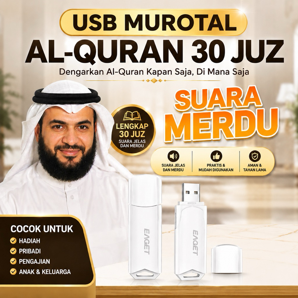 USB Flashdisk Murotal Al-Quran 30 juzz USB Tahfidz FD Murotal Flashdisk Murottal Alquran 30 Juz mobi