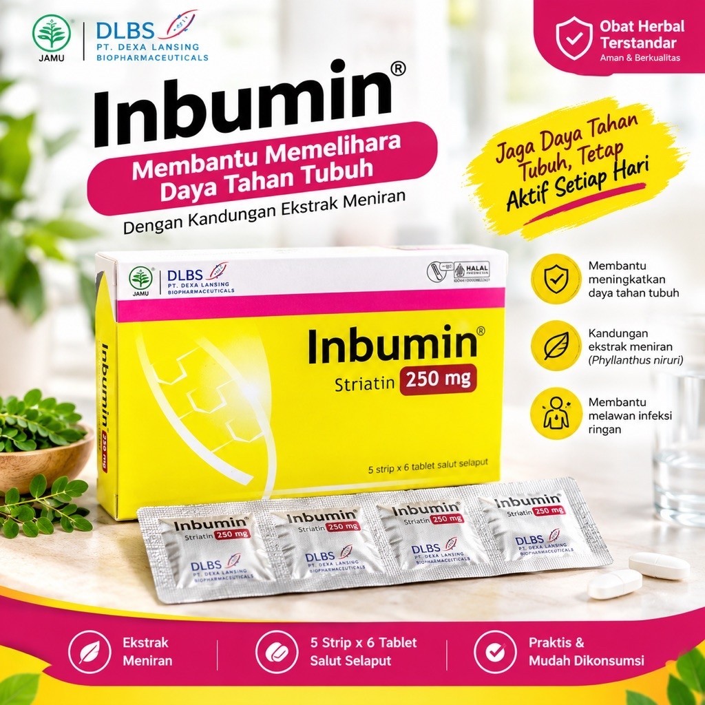 INBUMIN 250MG PERBOX