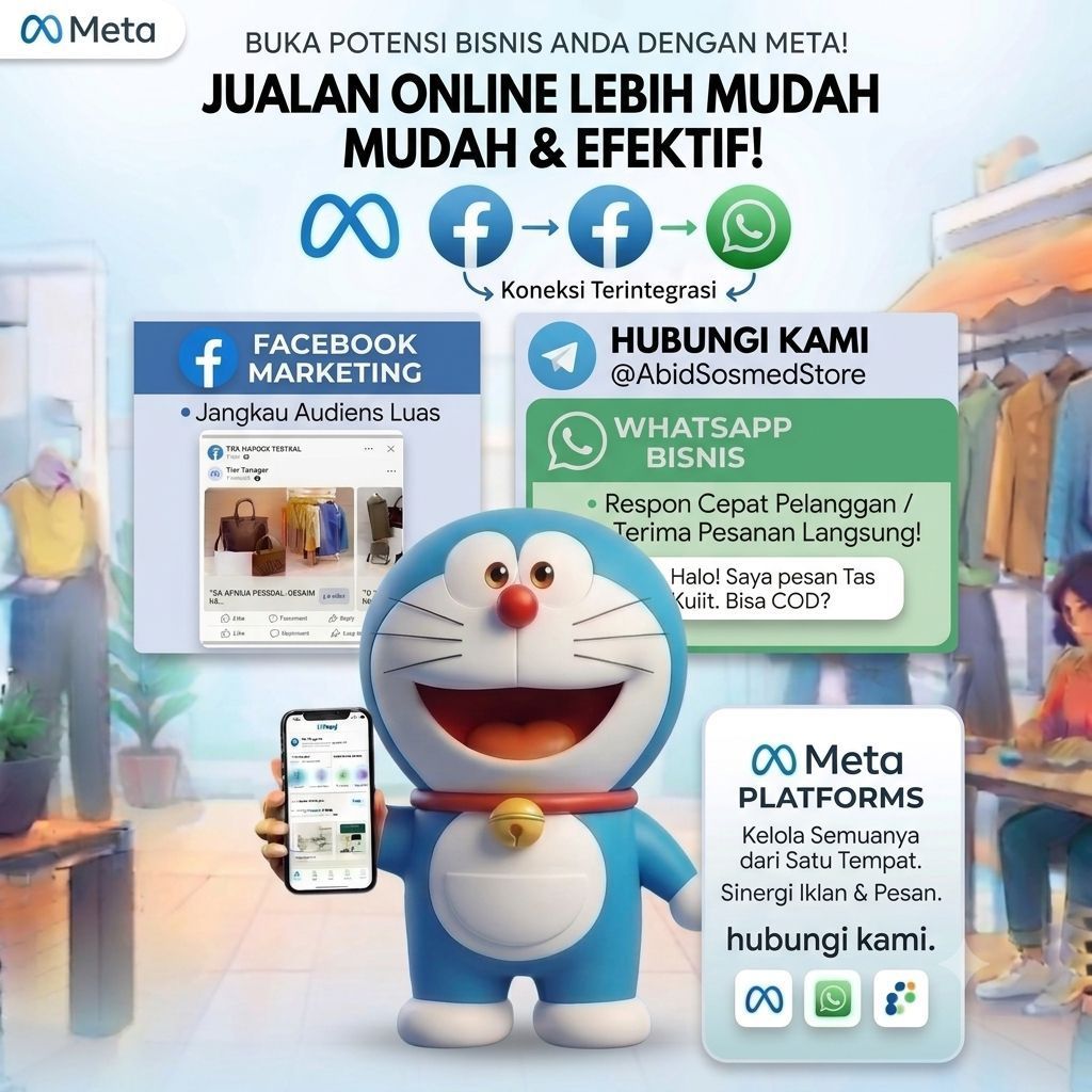 WA META BUSINESS SUITE SIAP PAKAI NO WA BISNIS AKUN FACEBOOK BM IJO