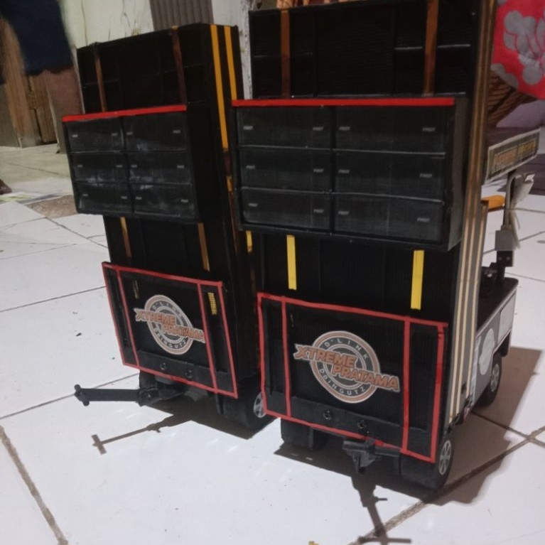 Miniatur sound dokar singa dangdut X'TREME PRATAMA