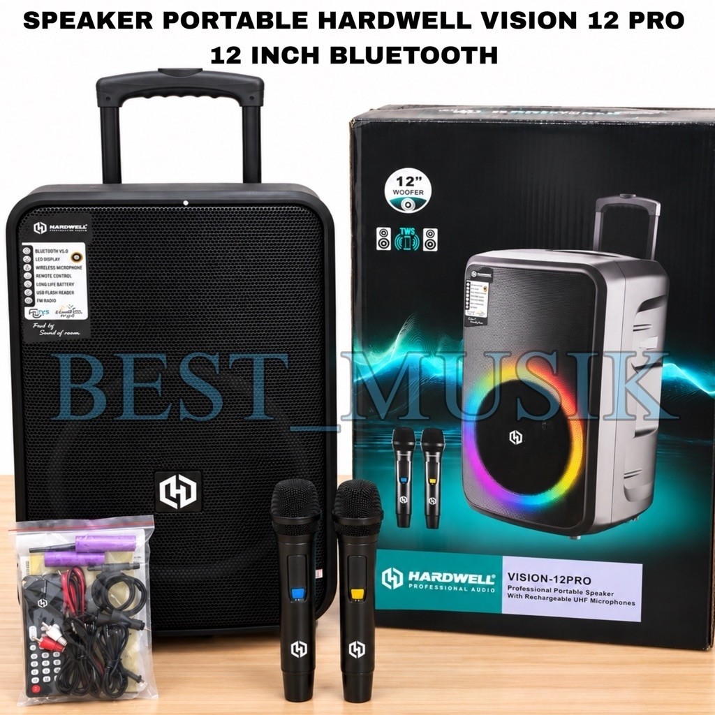 speaker portable hardwell vision12 pro original 12 inch VISION 12PRO