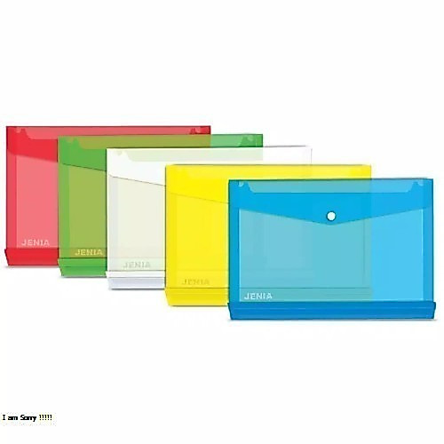 Map Plastik Kancing Folio / Map Dokumen / Map Plastik Folio