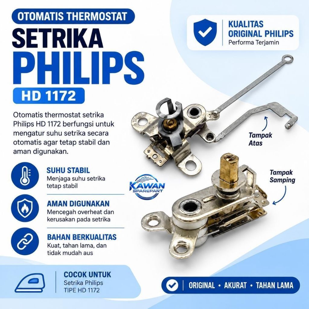 OTOMATIS SETRIKA PHILIPS / THERMOSTAT SETRIKA GOSOKAN