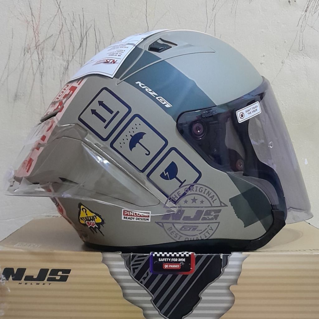 HELM NJS KAIROZ GT MYSTERY BOX BROOKLYN SAND DOFF. BAUT RACHET TITANIUM PINK 4 PCS. SIZE M. SECOND S