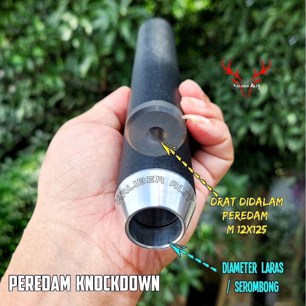 Peredam / Damper Knockdown senyap meredam suara