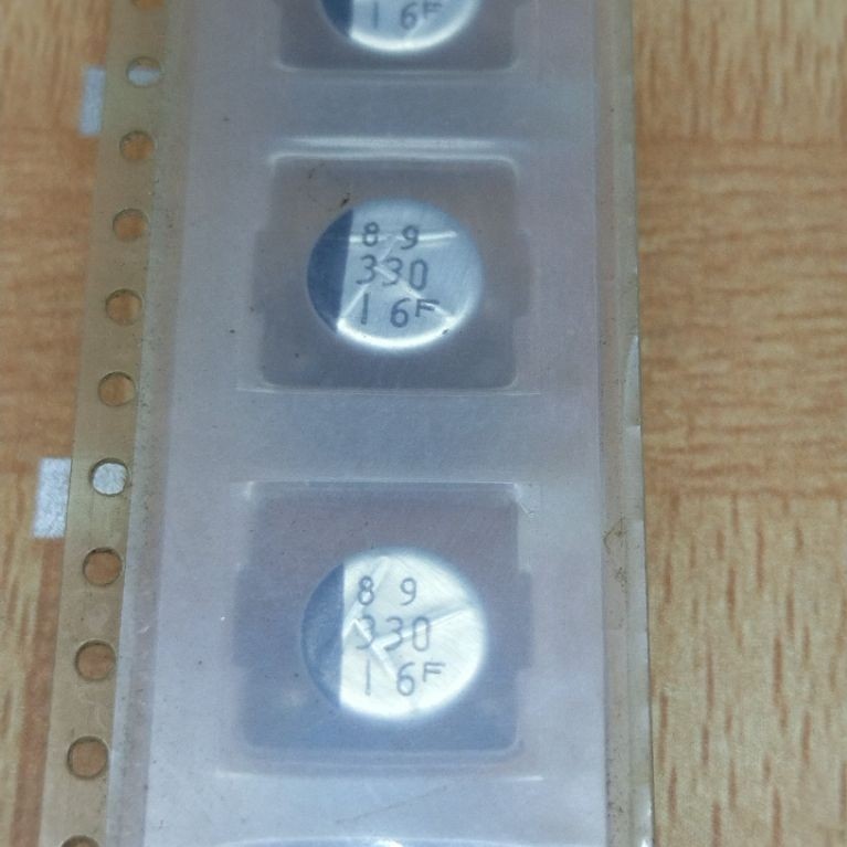 10pcs elco smd  330uf  16v