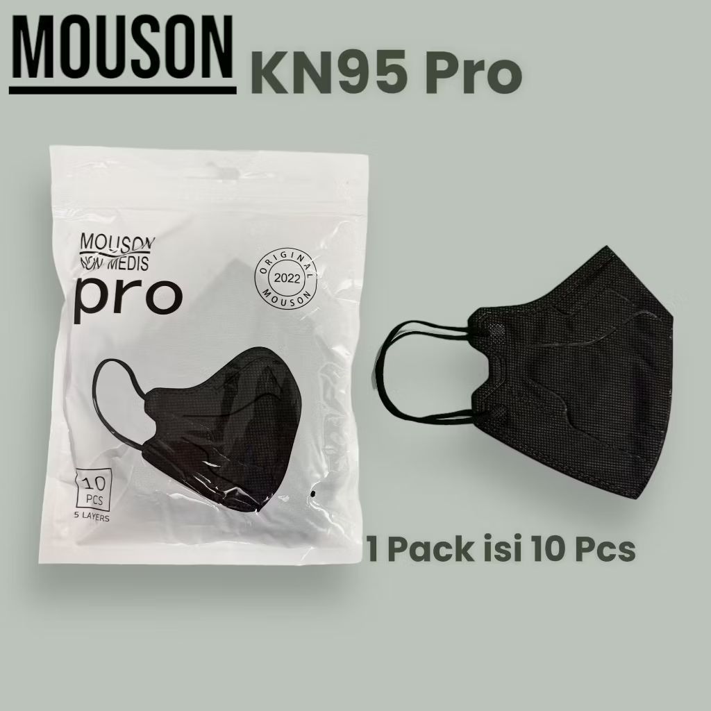 Masker KN95 Pro isi 10pcs Model Korea Aer Pro Wemask WeMaze 5ply
