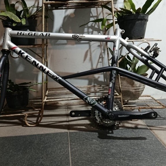 frame set sepeda elevated chainstay kenex pro,size 18 inc