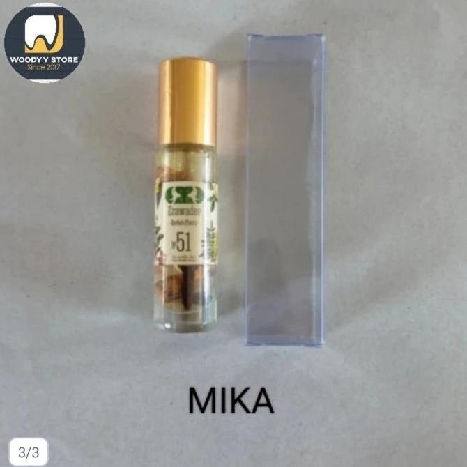 Minyak Angin Erawadee 51 YA DOM Herbal Original Thailand Roll on