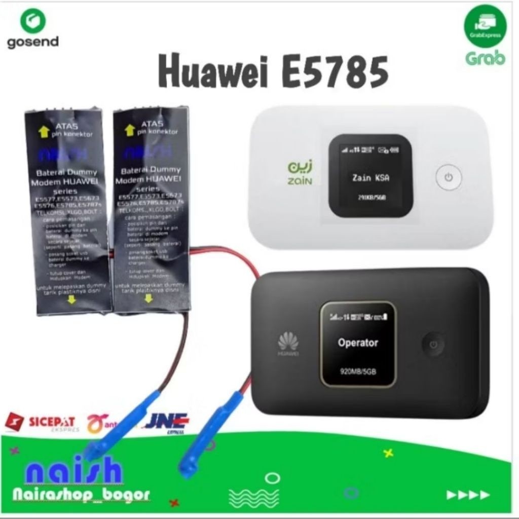dummy bat*r*i Huawei E5785 kinektor type C khusus luar pulau jawa