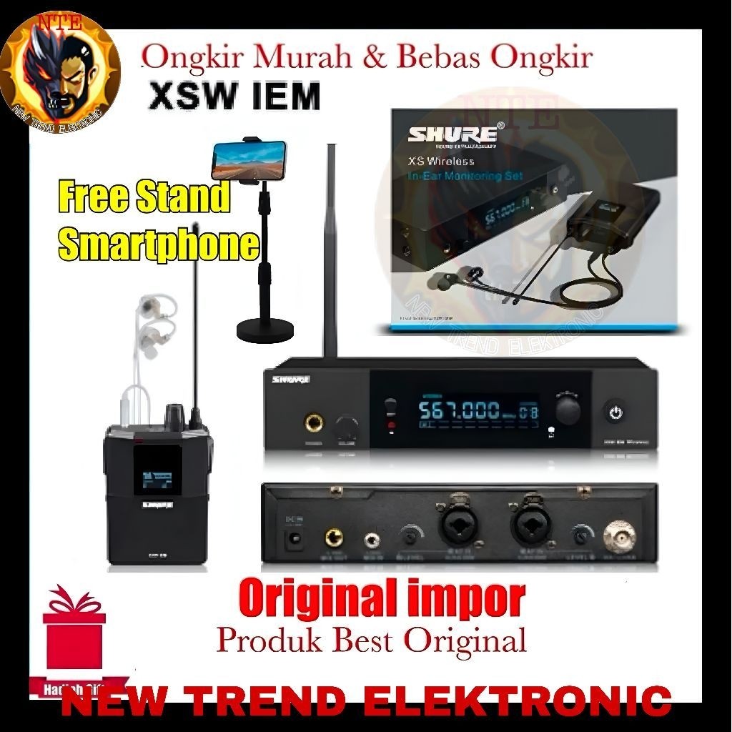 Ear Monitor Audio Shure Xsw IEM professional Canal phone monitoring