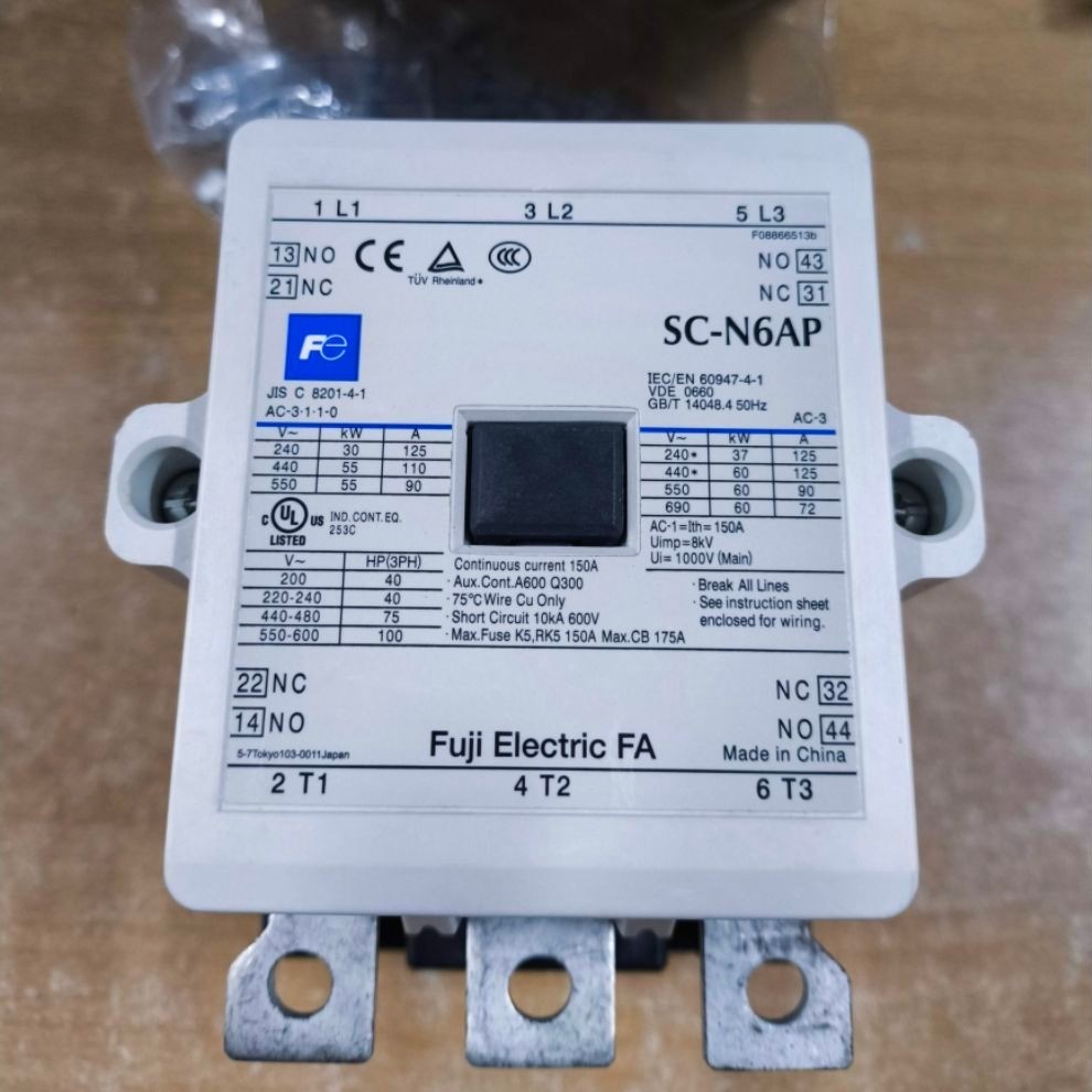 Magnetic Contactor SC N6AP SC N6 Fuji electric original